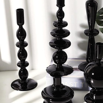 Black Candle Holder