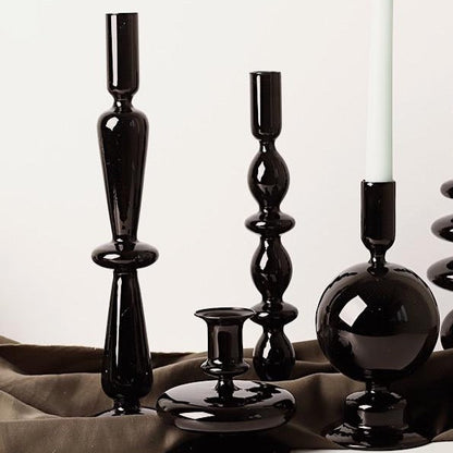 Black Candle Holder