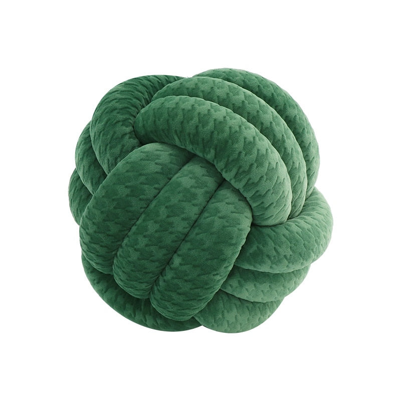 Knotting Crafted Cotton Pillow