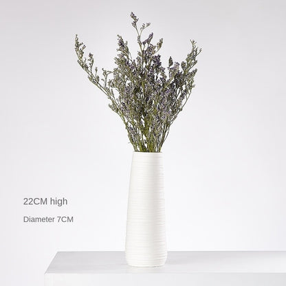 Minimalist white vase