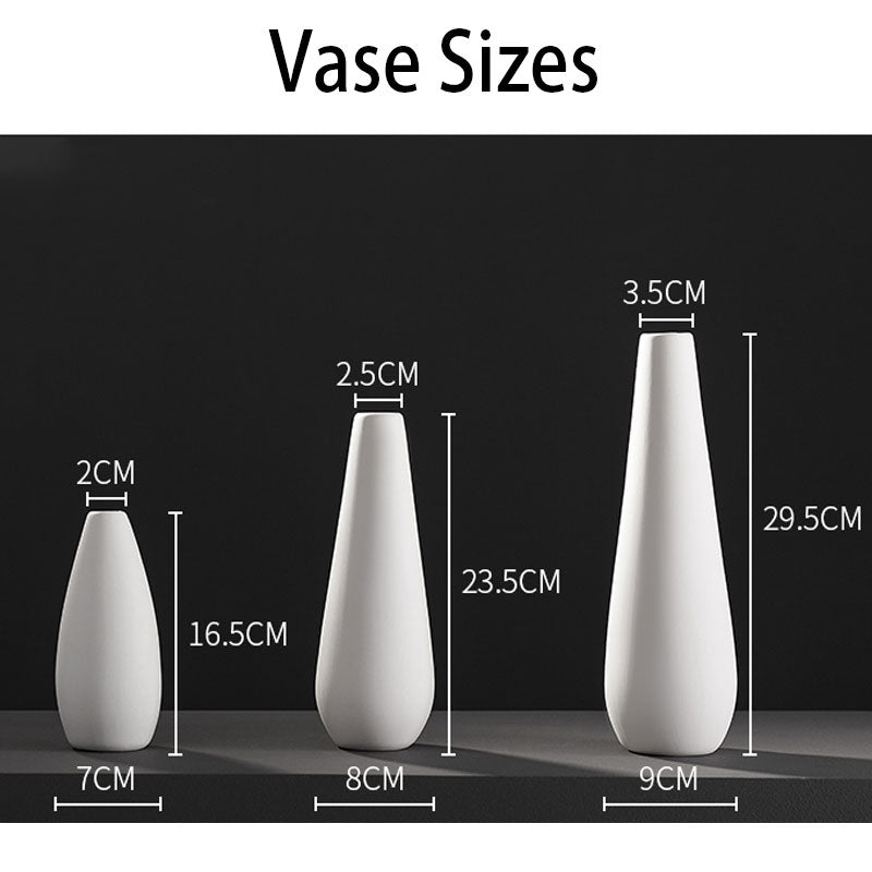 White Porcelain Vases