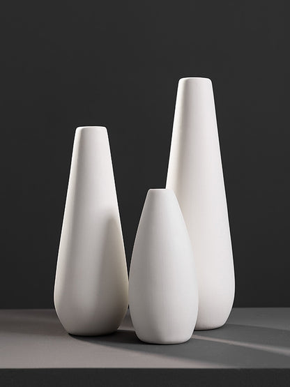 White Porcelain Vases