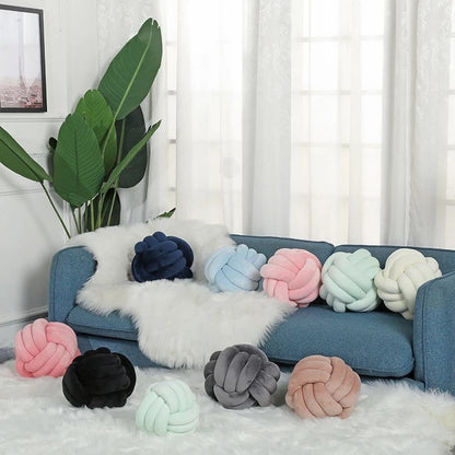 Knotting Crafted Cotton Pillow