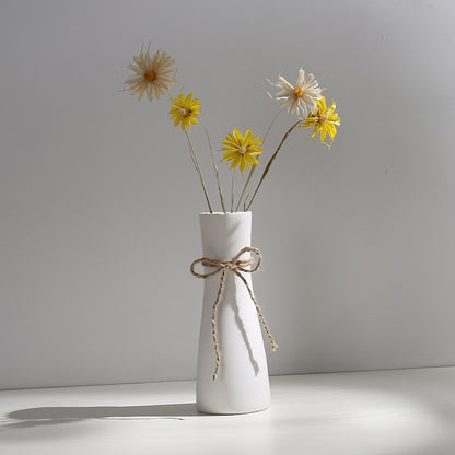 Minimalist white vase