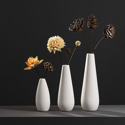 White Porcelain Vases