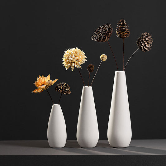 White Porcelain Vases