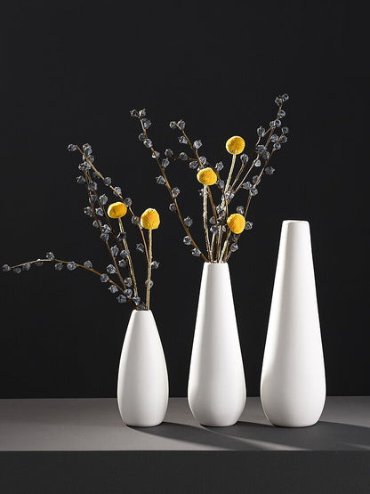 White Porcelain Vases